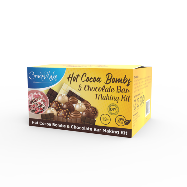 Hot Cocoa Bombs and Chocolate Bar Making Kit | A Do It Yourself Kit For Making Custom Hot Cocoa Bombs And Chocolate Bars At Home | Easy and Fun | Holiday Edition - Image 2
